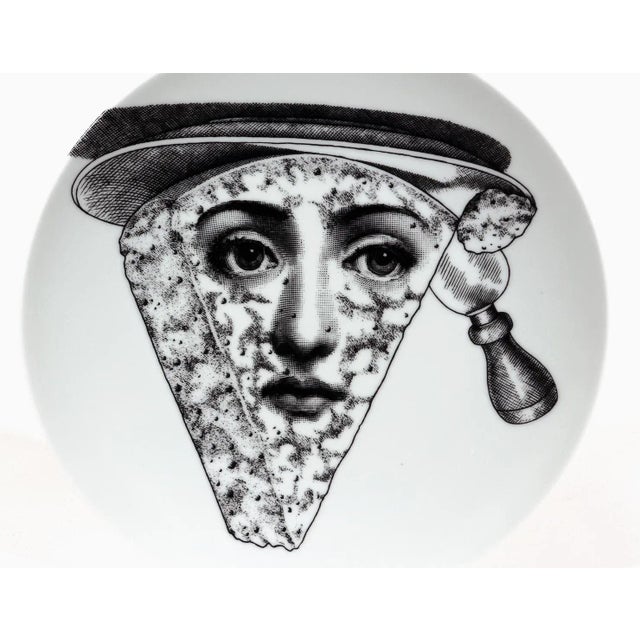The Illogical Menu: Fornasetti's Gorgonzola Muse Object: Decorative Plate / Surreal Art Object Maker: Atelier Fornasetti...