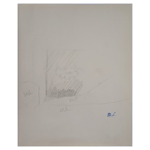 Marie Laurencin, Coulissé Study, Original Drawing For Sale