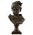 Patinated Bronze Bust of a Young Girl by Alfred Rolle (American/Russian, b.1816). This sculpture portrays a youthful girl...