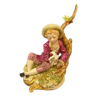 Early 20th Century Ginori Porcelain Cabinet Figurine For Sale