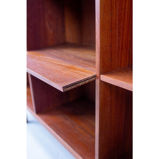 Vintage Danish Teak Bookcase by Peter Hvidt, 1960s For Sale - Image 9 of 18