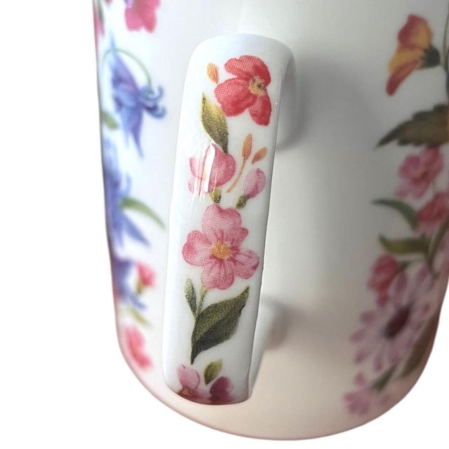 Vintage Florets Roy Kirkham Wild Flowers Bone China Mugs- Set of 4 For Sale In Miami - Image 6 of 8