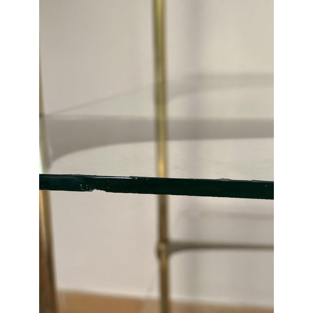 Metal Countertop Display Case in Glass, Brass and Wood from Siegel Paris, 1920s For Sale - Image 7 of 16
