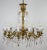 Brass Chandelier with Trimmings for Twelve Bulbs For Sale - Image 3 of 12