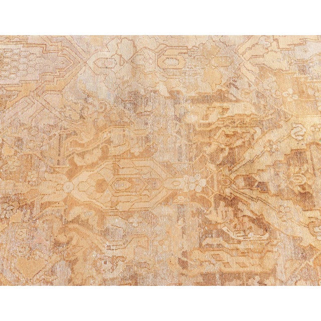 Authentic Indian Amritsar Handmade Wool Carpet For Sale - Image 9 of 9