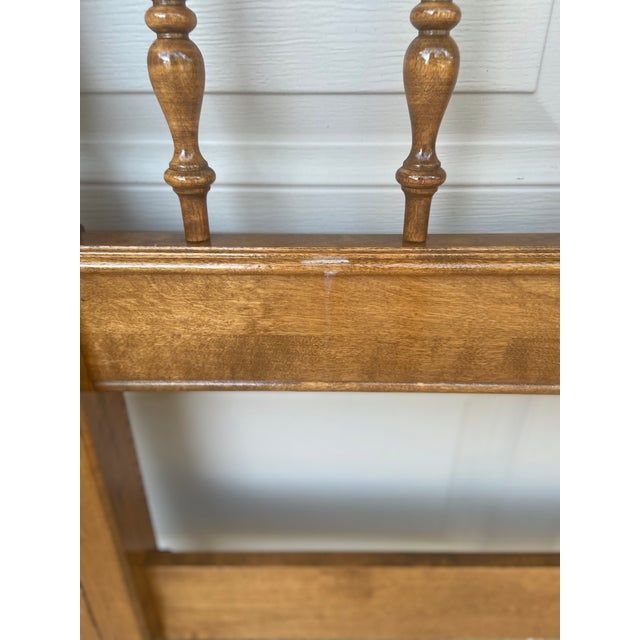 1980s Ethan Allen Heirloom Nutmeg Maple Queen Headboard Chairish