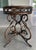Campaign Vintage Lexington Tommy Bahama Landara Leather Wrapped Metal Bistro Table W/ 42” Glass Top For Sale - Image 3 of 8