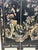 Maitland - Smith Exquisite Chinese Export Four Panel Coromandel Screen With Birds in Landscape For Sale - Image 4 of 15