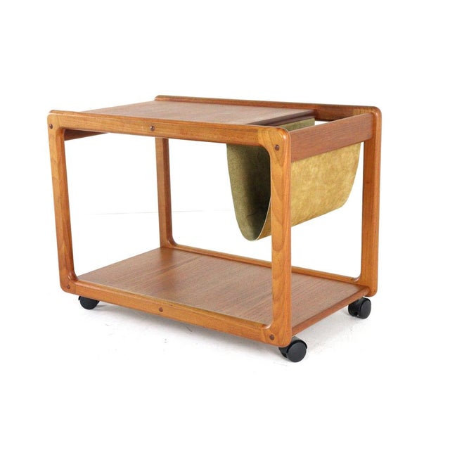 Factory Trolley with Literature Holder from Vildbjerg Møbelfabrik, 1960s For Sale - Image 9 of 10