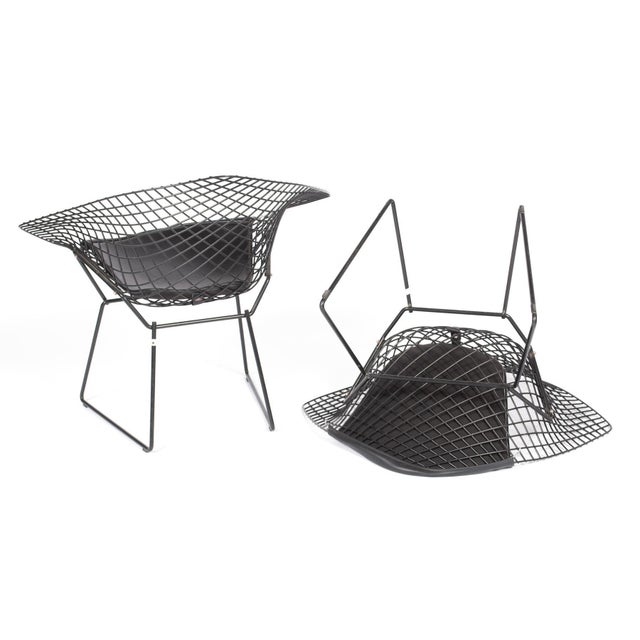 Mid-Century Modern Mid-Century Modern Harry Bertoia Diamond Chairs - Set of 4 For Sale - Image 3 of 7