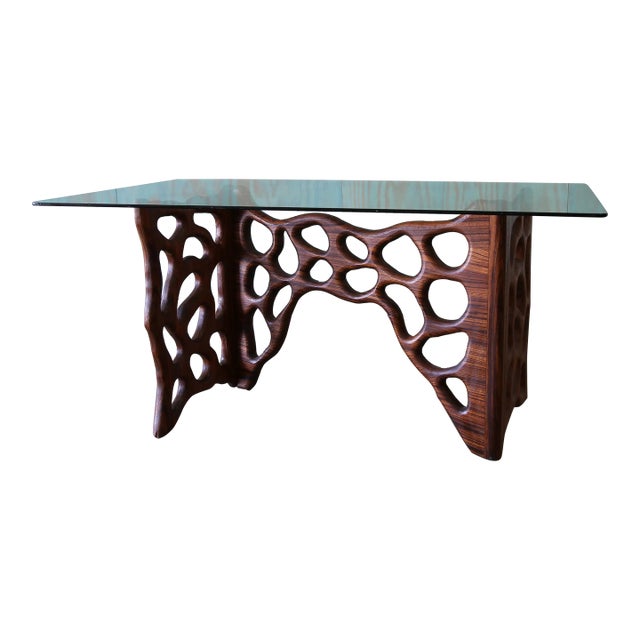 1960s Studio Craft Z-Base Dining Table / Desk After Gino Russo For Sale