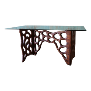 1960s Studio Craft Z-Base Dining Table / Desk After Gino Russo
