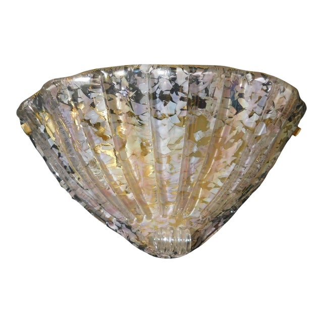 1960s Uplight Murano Sconce For Sale