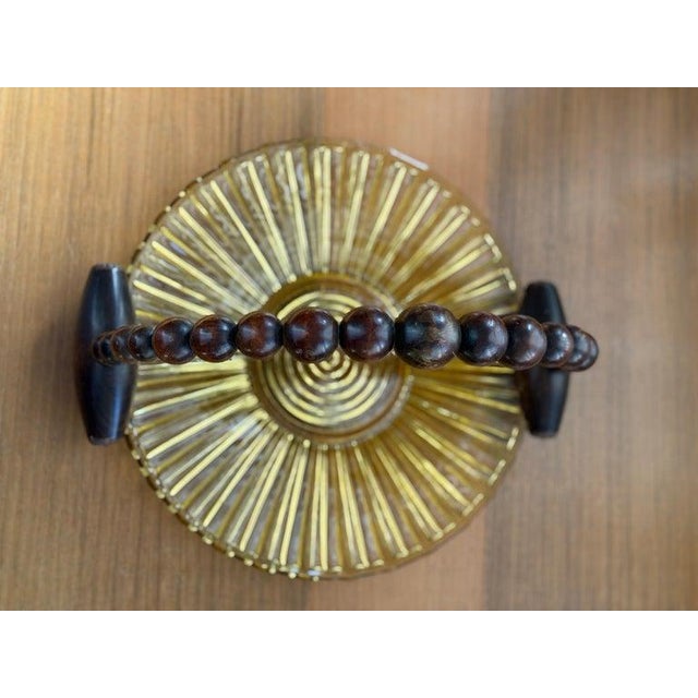 Wood 1930's French Art Deco Wooden Vintage Centerpiece For Sale - Image 7 of 13