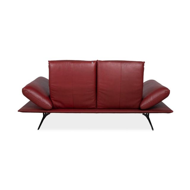 Francis 2-Seater Sofa in Red Leather from Koinor For Sale - Image 16 of 18