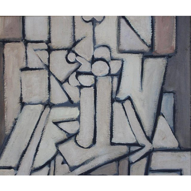 JG, The Vanguard Series, Postwar European Abstraction, 1950s-1970s, Oil on Board, Framed For Sale - Image 10 of 14