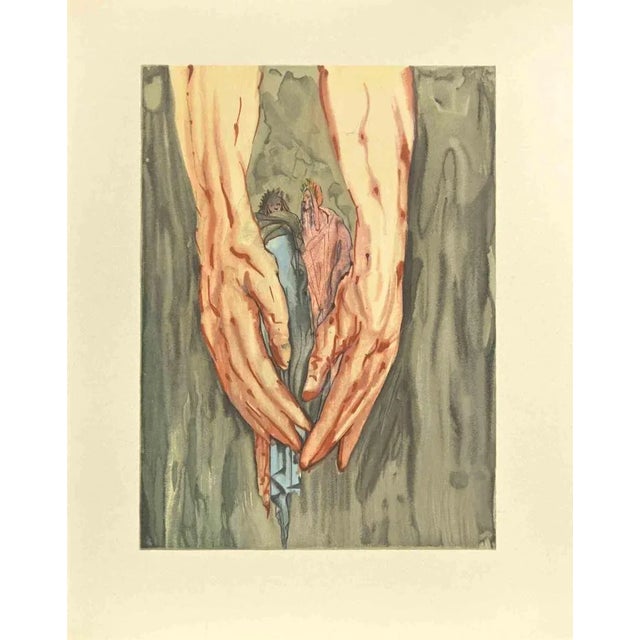 Salvador Dalí, Hell, Woodcut, 1963 For Sale - Image 4 of 4