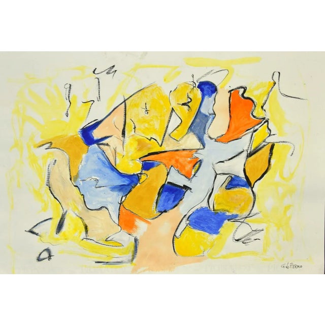 Geometrical Abstract Composition is an original contemporary artwork realized by the Italian artist Giorgio Lo Fermo...