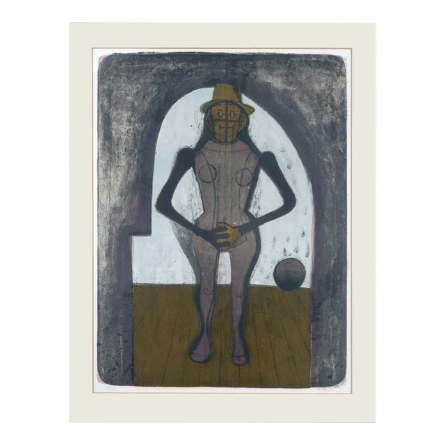 Rufino Tamayo, Femme Au Collant Rose, Hand Signed Lithograph, Pereda 116, Framed, 1969 For Sale
