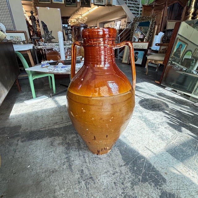 Antique Large Garden Capasone Apulian Jar, 1800 For Sale - Image 3 of 11