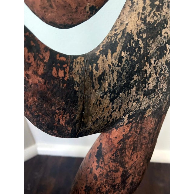 Wood Papua New Guinea Carved Wood Yipwon Figure For Sale - Image 7 of 13