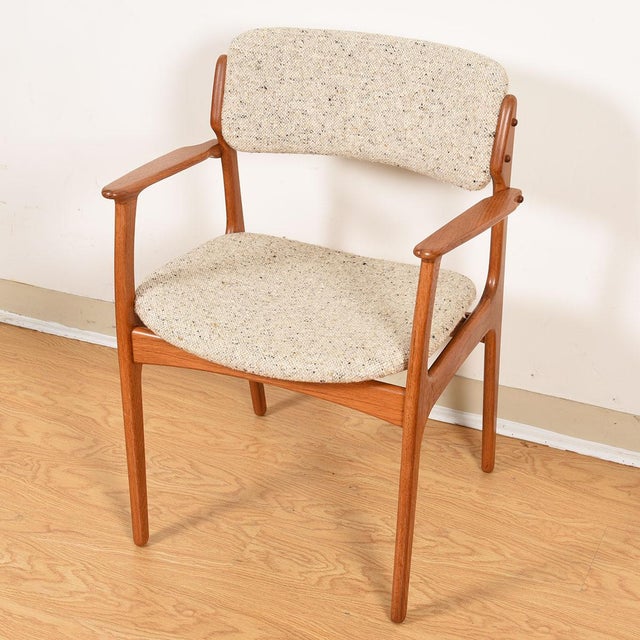 Set of 6 Teak Dining Chairs by Erik Buch | Chairish