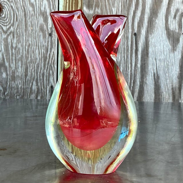 イタリア雑貨・ピエロコレクション【MURANO GLASS 赤の紳士】 イタリア雑貨・ピエロコレクション【MURANO GLASS 赤の紳士】 工芸品