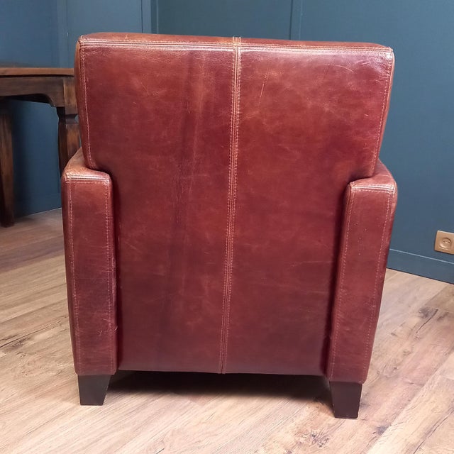 Animal Skin Cowhide Club Armchair, 1980s For Sale - Image 7 of 12
