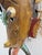Antique Hand-Carved Polychrome Wooden Gouro Zauli Mask of the Ivory Coast For Sale - Image 12 of 15