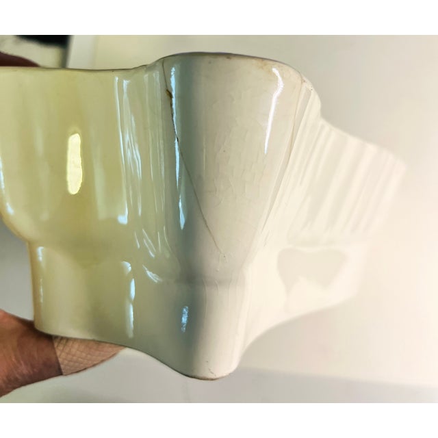 Antique White Vintage Waechtersbach Ceramic Fish Mold For Sale - Image 8 of 11