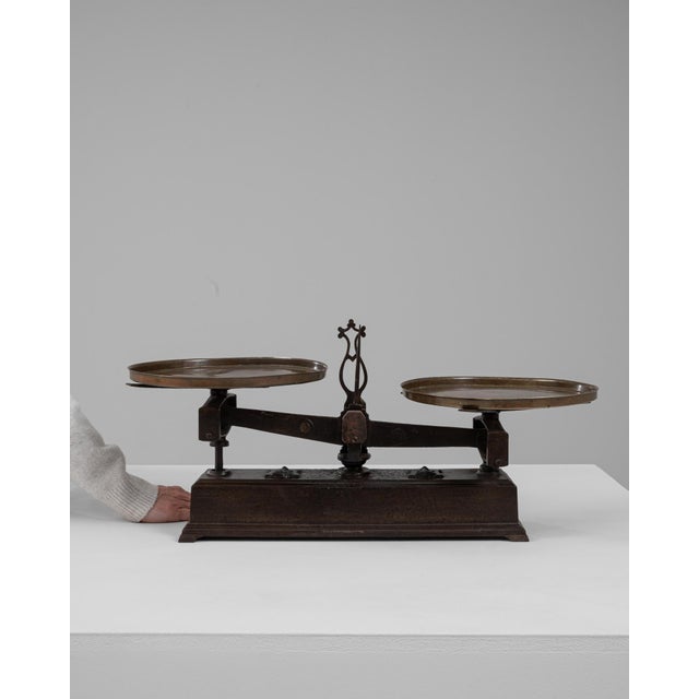 19th Century French Iron & Brass Scale For Sale - Image 17 of 18