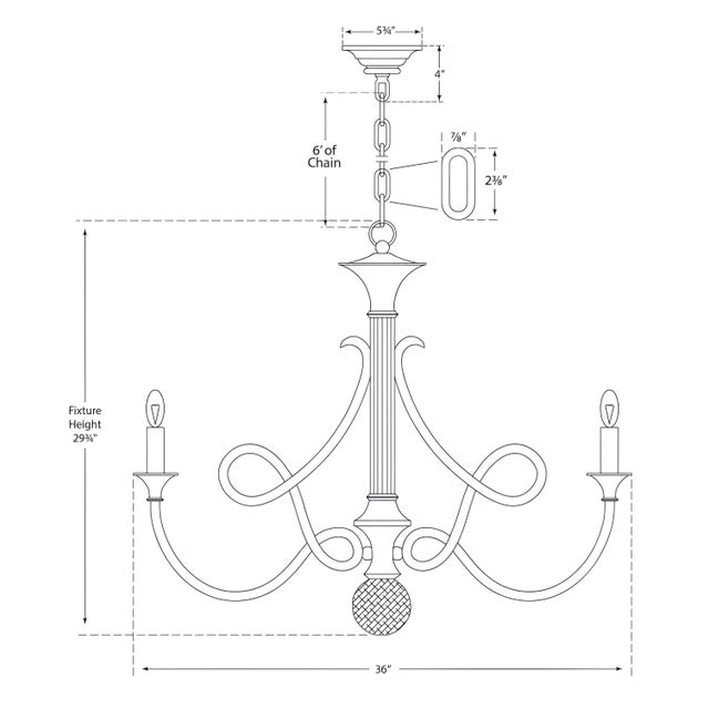 Visual Comfort Eric Cohler for Visual Comfort Signature Double Twist Large Chandelier in Polished Nickel For Sale - Image 4 of 4