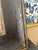 Wood 19th Century Beveled Fireplace Mirror, Framed in Heavy Wood Embossed With Leather and Thinly Gilded. For Sale - Image 7 of 8