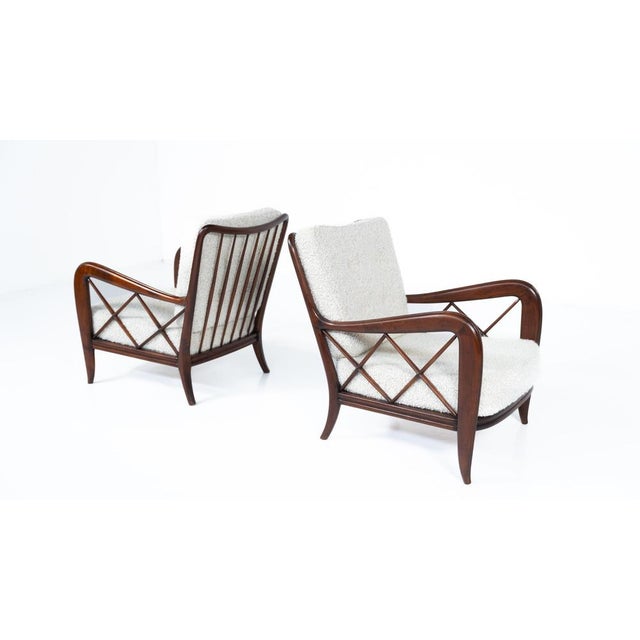 Mid-Century Modern Armchairs by Paolo Buffa, Italy, 1950s, Set of 2 For Sale - Image 6 of 18