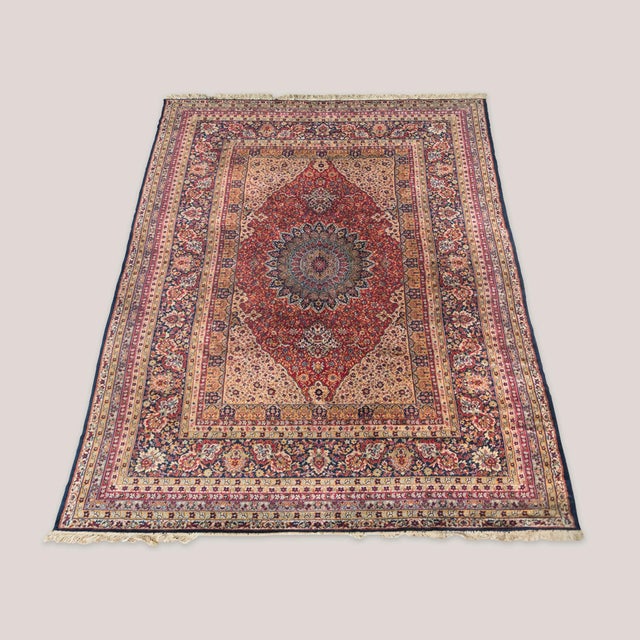 Large Vintage Rug in Wool, 1960s, in Very Good conditions. Designed 1960 to 1969