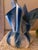 Vintage French Sculptural Ceramic Table Lamps & Matching Vase – Set of Three For Sale - Image 6 of 13