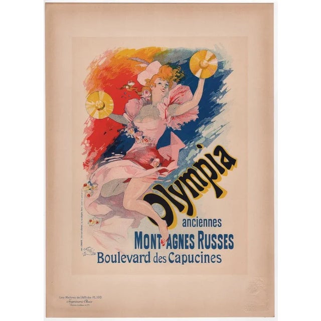 Jules Chéret (1836-1932) Olympia Year of ideation: 1892 Year of printing: 1898 Lithograph on wove paper Publisher: Chaix...
