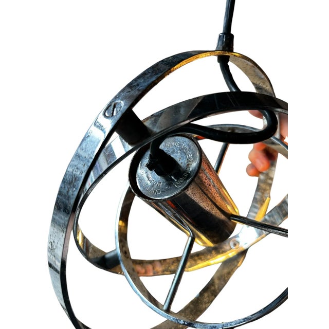 1960s Vintage Space Age Pendant Lamp by Anthony Staples and Angus Wallace, 1960 For Sale - Image 5 of 9