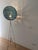 Blue Mid-Century Tripod Floor Lamp with Blue Raffia Shade, 1950s For Sale - Image 8 of 12