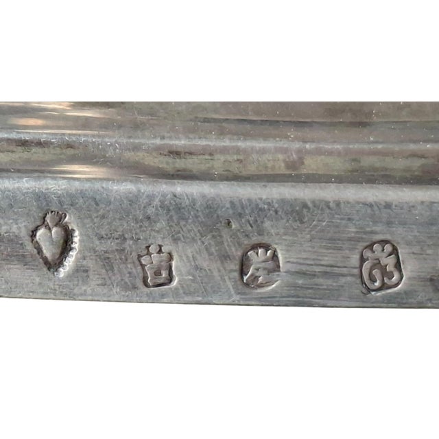 Metal Louis XV Silver Candlesticks from Mons, Bergen, Austria, 1780, Set of 2 For Sale - Image 7 of 10