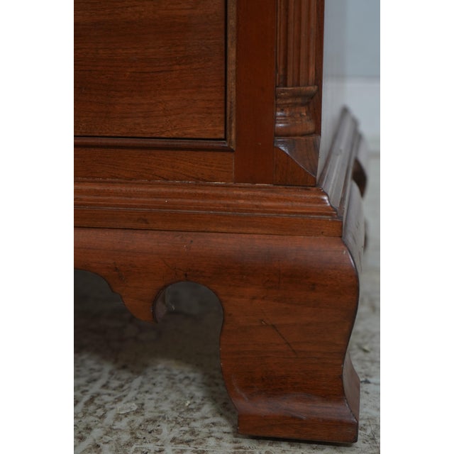 Wood 1990s Stickley Cherry 2 Door Tv Armoire Cabinet For Sale - Image 7 of 18