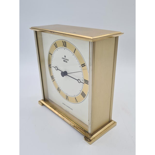 1990s Mega 385/5021.00 DCF Table Clock from Junghans, Germany, 1990s For Sale - Image 5 of 15