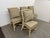 McGuire Furniture Lattice Back & Seashell Printed Dining Side Chairs and Glass Bistro Table, 28 Inches For Sale - Image 12 of 12