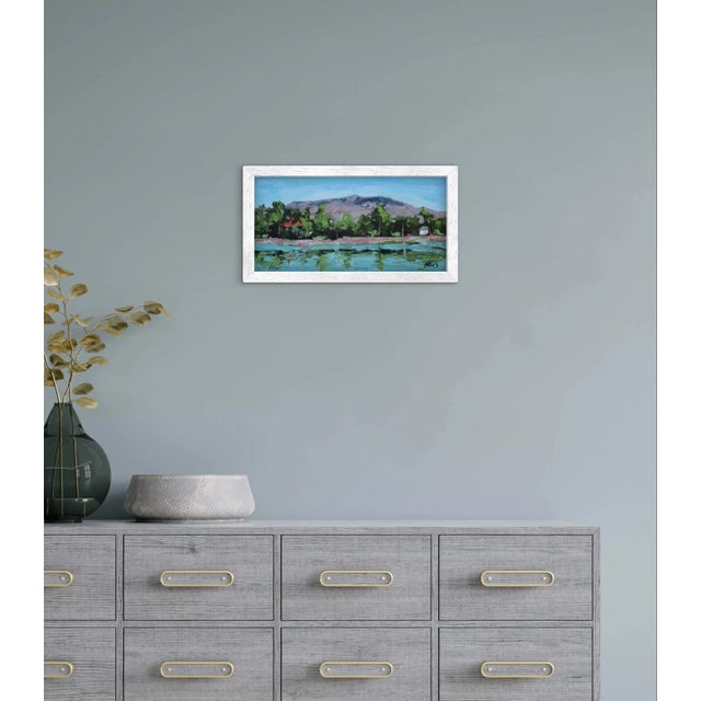 Contemporary Expressionist Oil Landscape Painting For Sale - Image 3 of 7