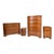 1930s Art Deco Tri Bond Furniture Company Mahogany Set - Set of 4 For Sale