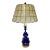 Vintage Stiffel Aubergine Purple Table Lamp With Capiz Shell Shade - Newly Painted For Sale