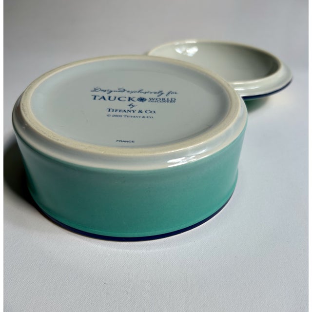 Tiffany & Co. Porcelain "World Discovery" Covered Box For Sale - Image 13 of 16