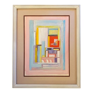 Contemporary Abstract Oil Painting Titled Algorithmic Dance For Sale