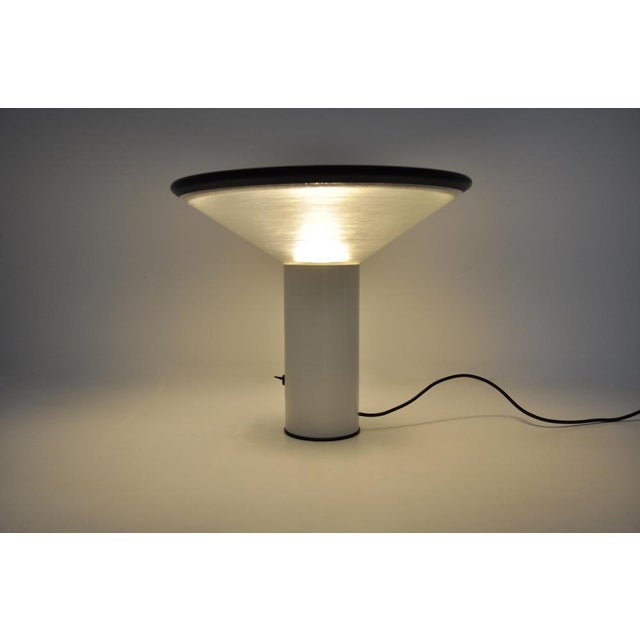Glass Table Lamp Noa by Gianfranco Frattini for Luci Italia, 1980s For Sale - Image 7 of 17