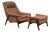Vintage Lounge Chair and Ottoman by Folke Ohlsson for Dux For Sale